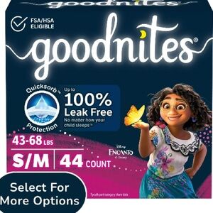Goodnites S/M 50 Count Nighttime Underwear